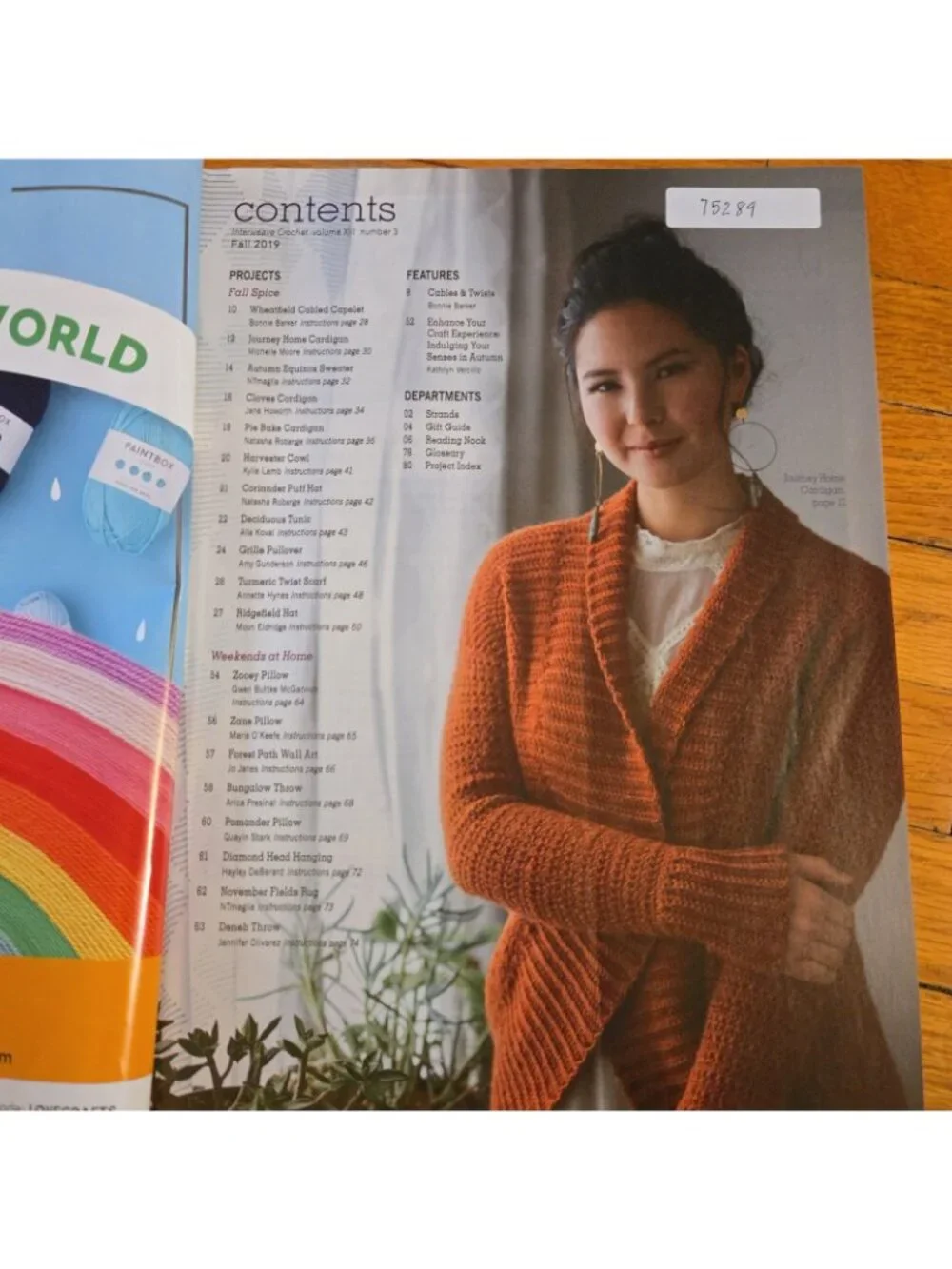 Interweave Crochet Magazine Fall 2019 Wheatfield Cabled Capelet